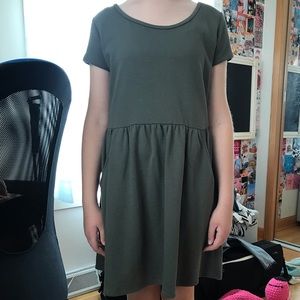 Army green dress